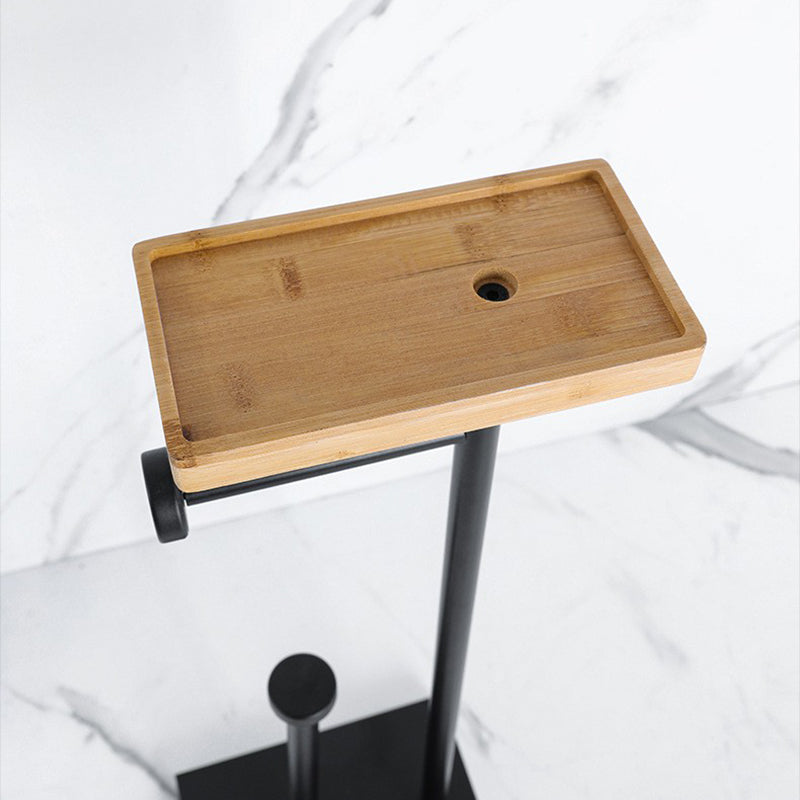 001-LDZJ01 Stainless Steel + Wood Dual Rod Bathroom Tissue Roll Holder Phone Storage Shelf 001-LDZJ01 Stainless Steel + Wood Dual Rod Bathroom Tissue Roll Holder Phone Storage Shelf